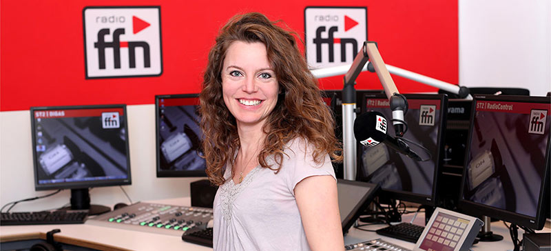 Sarah Berg moderiert bei ffn